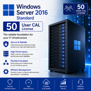 Windows Server 2016 RDS 50 USER CAL License Key
