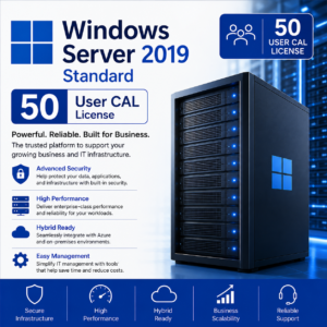 Windows Server 2019 RDS 50 USER CAL License Key