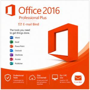 Office 2016 Professional Plus E-mail Bind Lifetime Key
