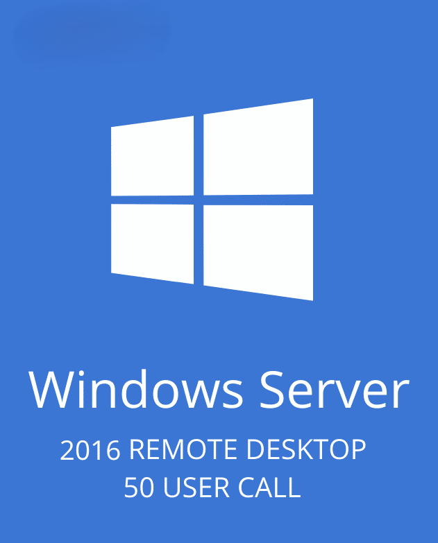 Windows Server 2016 Remote Desktop Services 50 USER CAL License Key