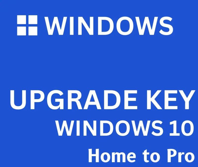 Windows 10 Home / SL to Windows 10 Pro Upgradable License key